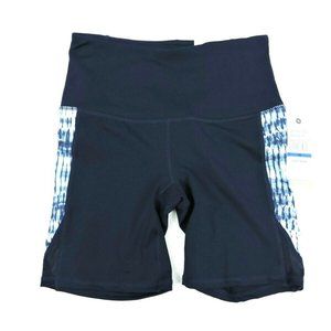 Gaiam Shorts XS OM Hi Rise Liza Maritime Blue